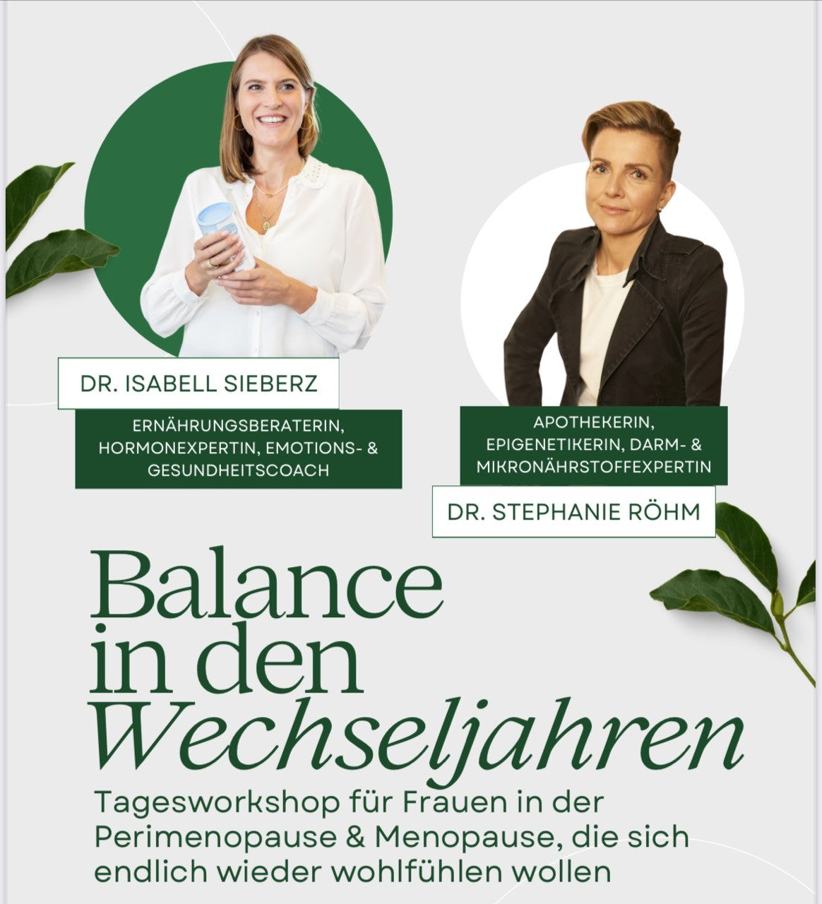 Workshop - Balance in den Wechseljahren