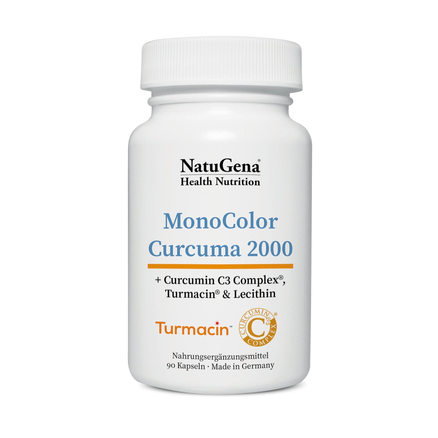 MonoColor Curcuma 2000 + Curcumin C3 Complex®, Turmacin® & Lecithin